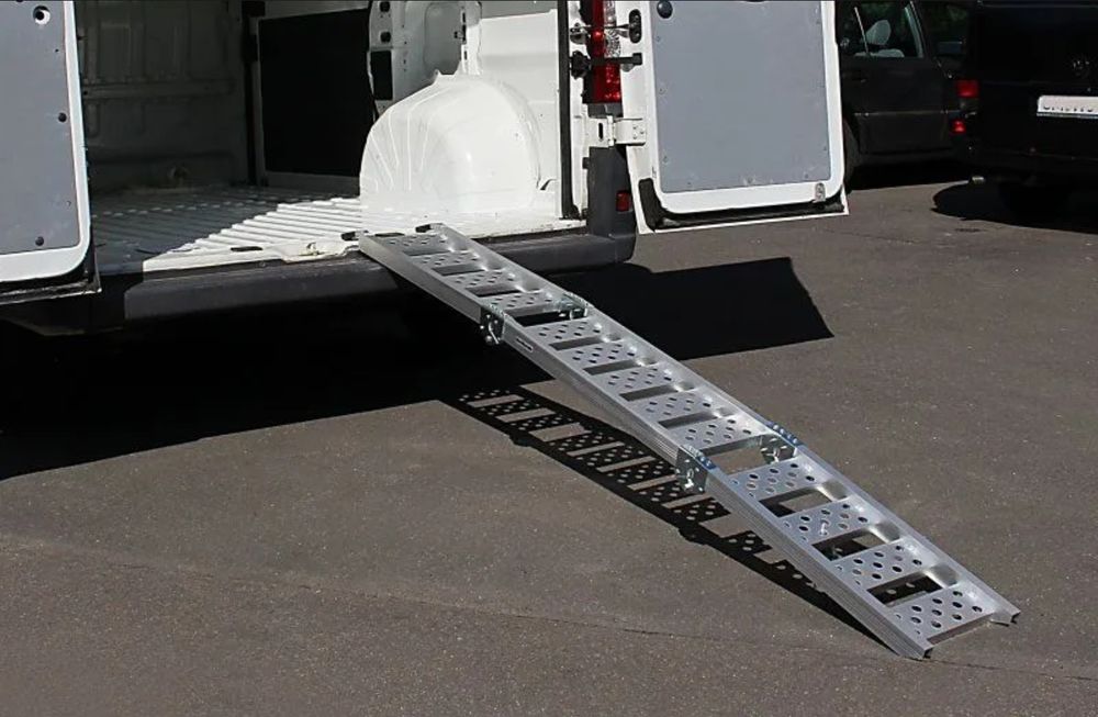 Set stander moto + rampă aluminiu pliabilă Constands Easy-Plus (340 kg)