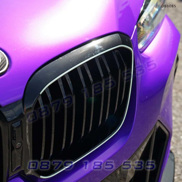 Двойни светещи LED бъбреци BMW G01 G02 LCI черен гланц DBb085 предни тунинг решетки с лед светлини бмв г01 г02 х3 х4