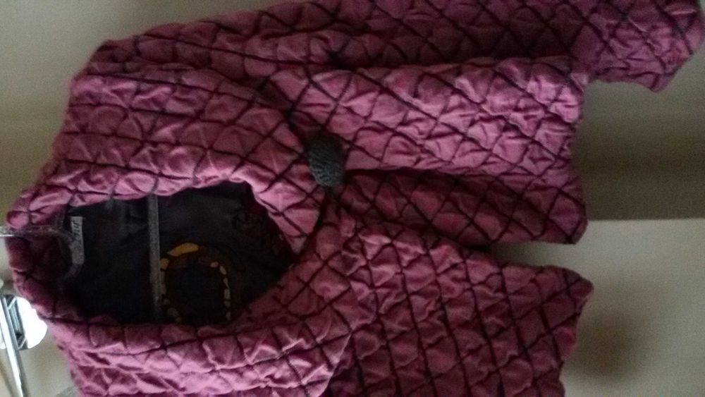 Връхна капитонирана дреха къса /Тренч плътен миди Пролет/Eсен - М/Л