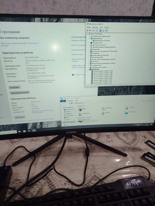 Игровой компьютер keys, rtx 3060.