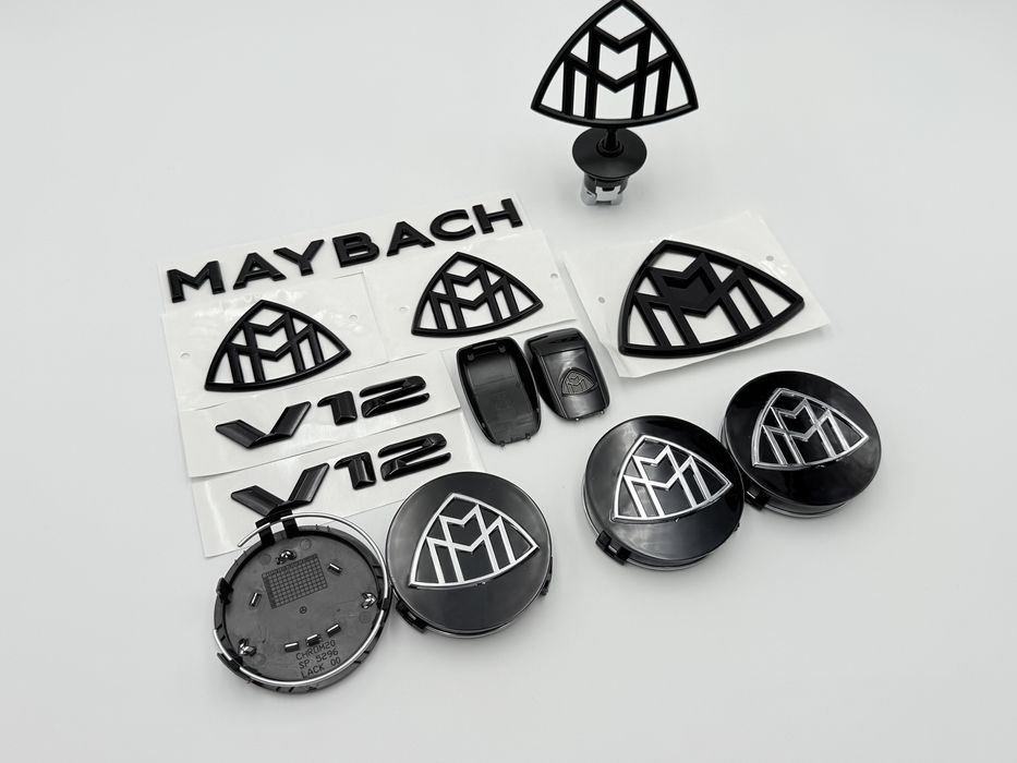 Set Embleme Compatibile Mercedes MAYBACH negru
