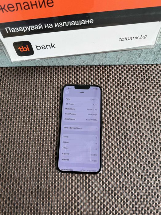 Като нов! 256gb! iPhone 13 Pro Лизинг от 26лв/мес graphite графит
