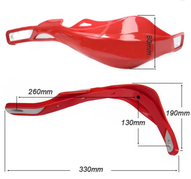 Универсални Acerbis предпазители/гардове за ръце на мотор - Синьо.