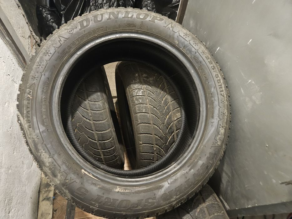 4 бр. Зимни гуми 225 55 17 зимни и летни