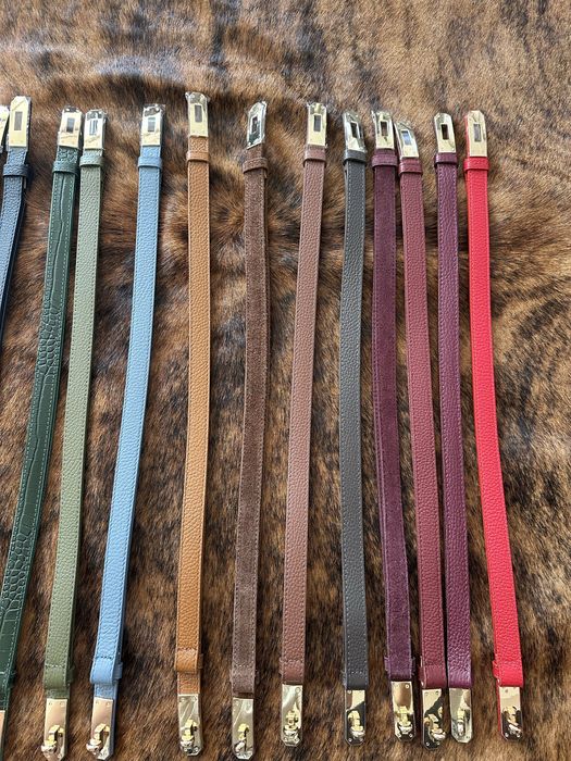 НОВИ ЦВЕТОВЕ!Дамски колани естествена кожа модел  Hermes