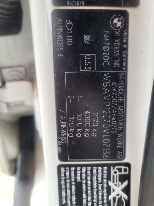 Bara fata bmw x1 e84