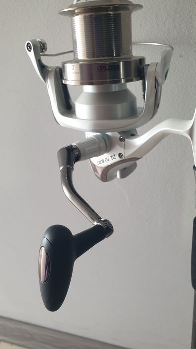 Лукс въдица -телескоп,карбон 3.50м 100гр+макара Silstar 8000 шаран