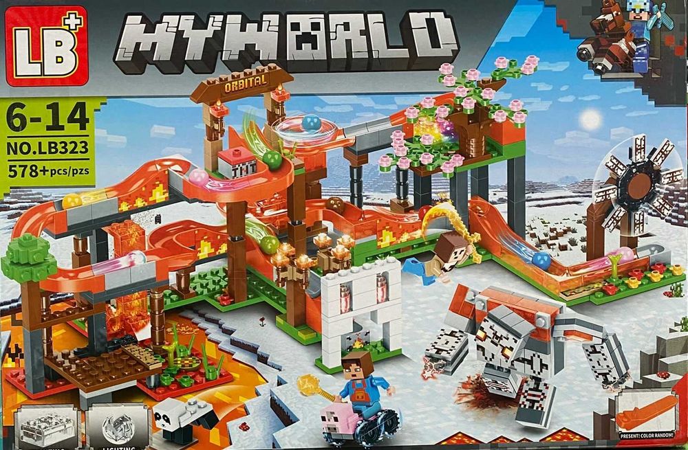 Голям Конструктор MY WORLD  578 части Майнкрафт konstruktor