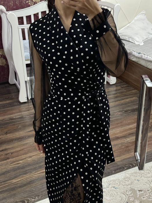 Платье в горошек