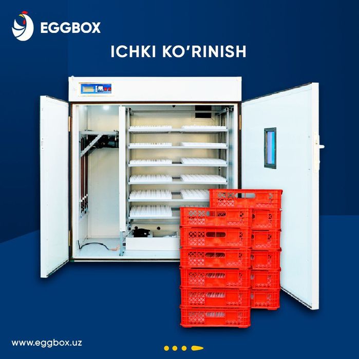 Inkubatir sotiladi 1056 tali Eggbox firmasidan bir sizon ishlatgan