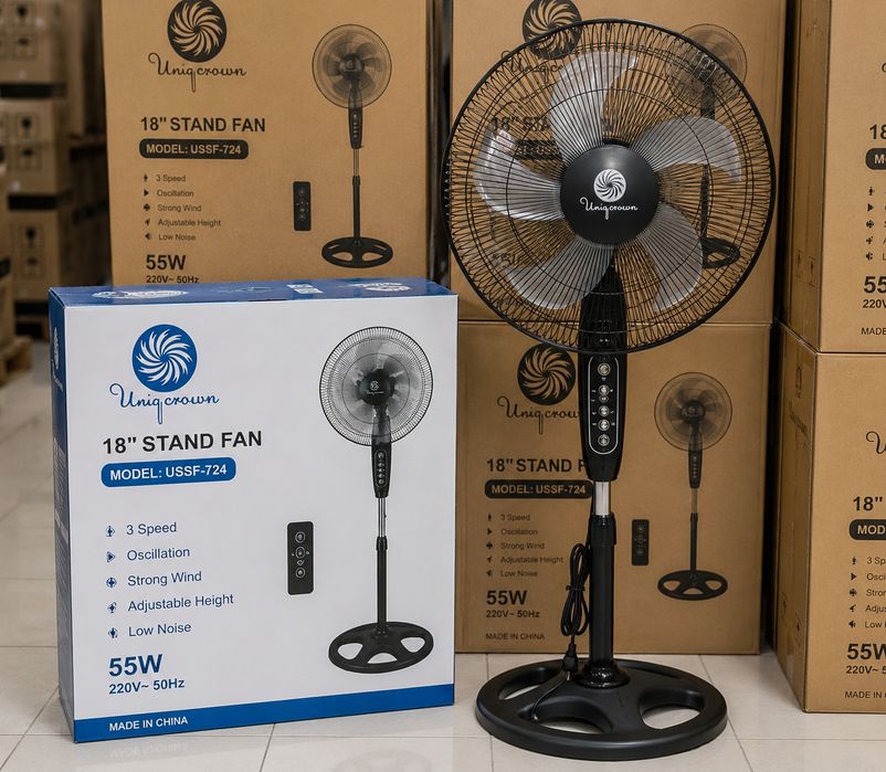 Вентилятор/ Ventilyator/ Vintelator Uniq Crown 18" Stand Fan USSF-724