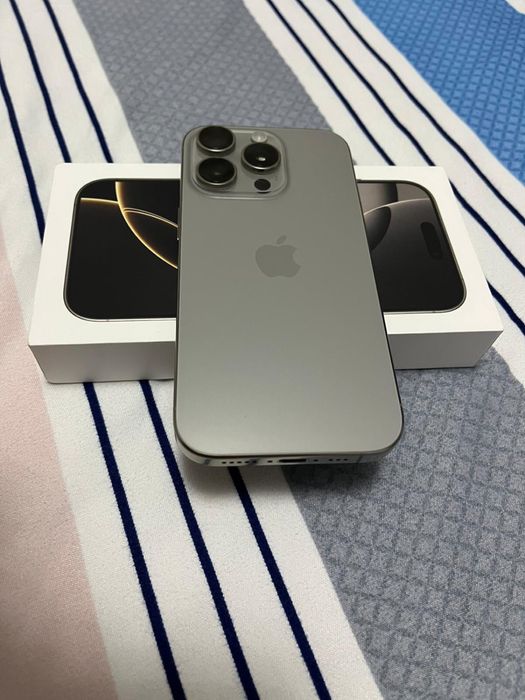 Iphone 16 pro 5G  128 gb natural titanium garantie  !!
