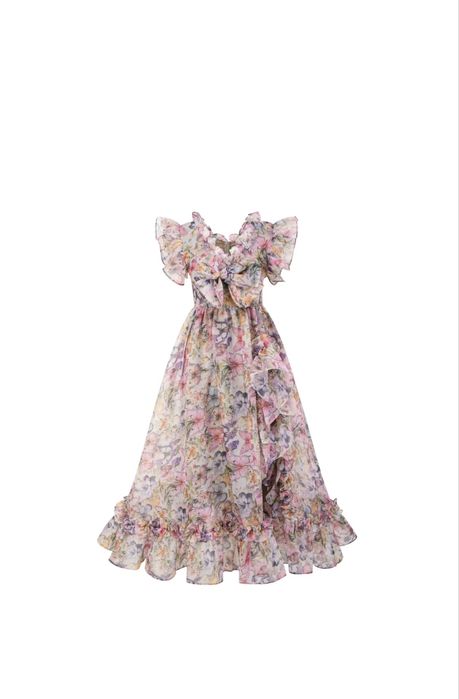 Нова рокля Miss Rosier – Margaux off-shoulder ruffled midi dress