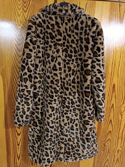Палто с леопардова шарка
