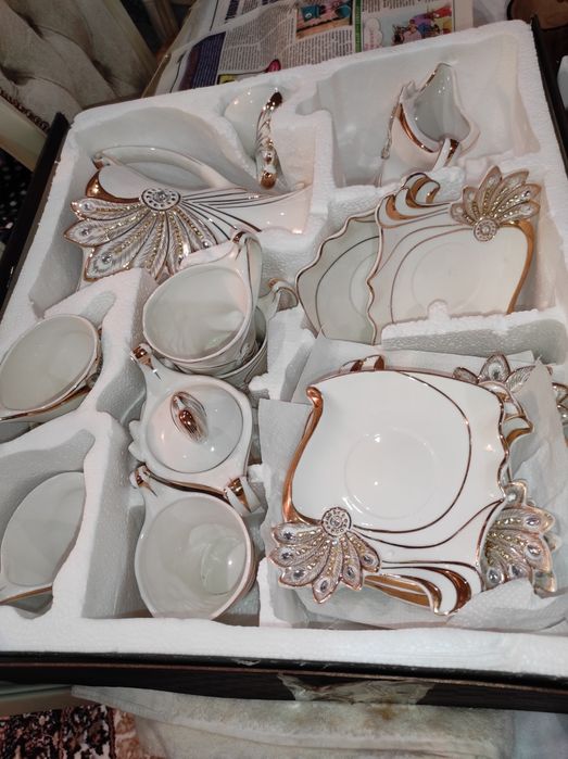 Дубай Сервиз тошли камплект келин сарпага зур