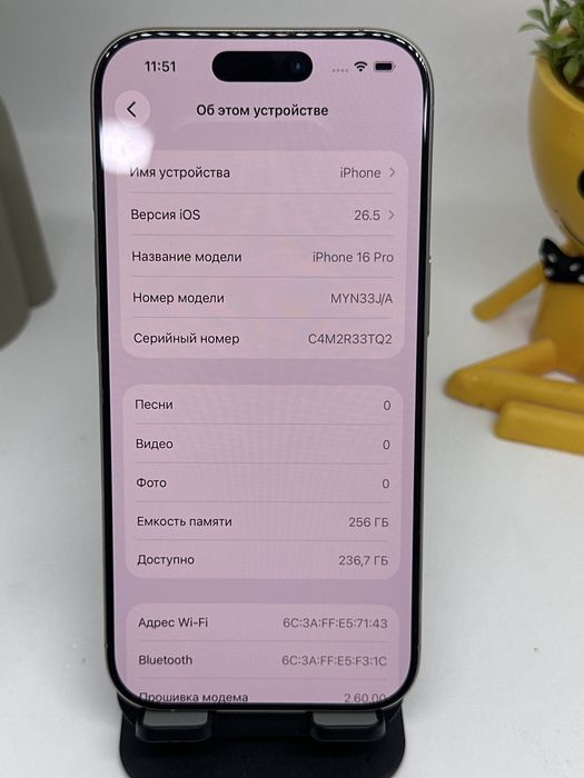 Ip 16 pro 256gb 22198 Pintel.kz