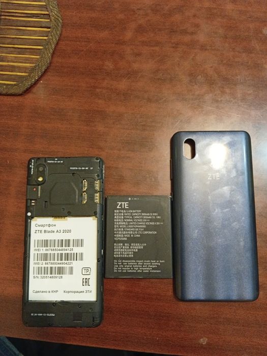 Zte blade a3 2020 года 1-2к тенге