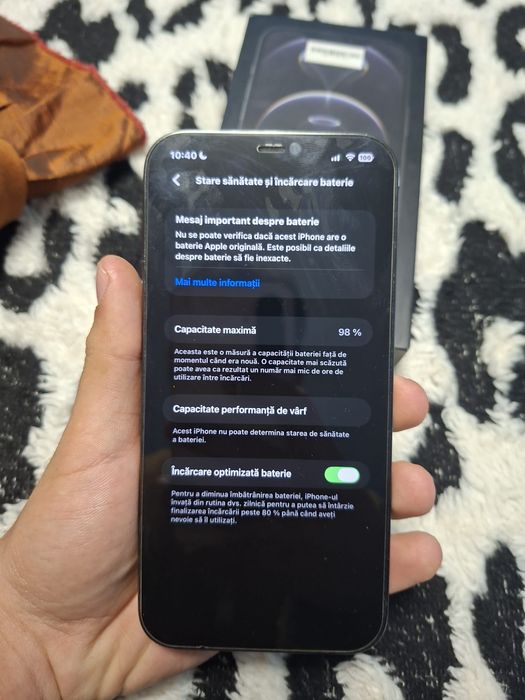 Vând/schimb iphone 12 pro max impecabil