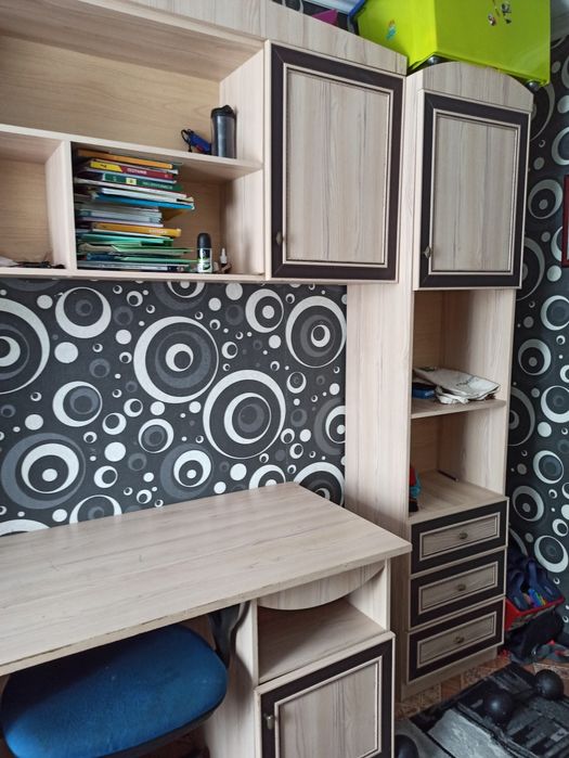 Стенка подростковая с кроватью