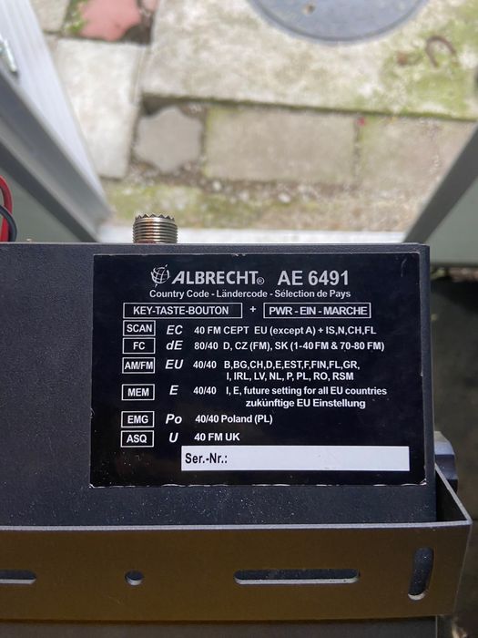 Stație CB Albrecht AE 6491, 100% funcțională, originală, 12/24V – 550 lei