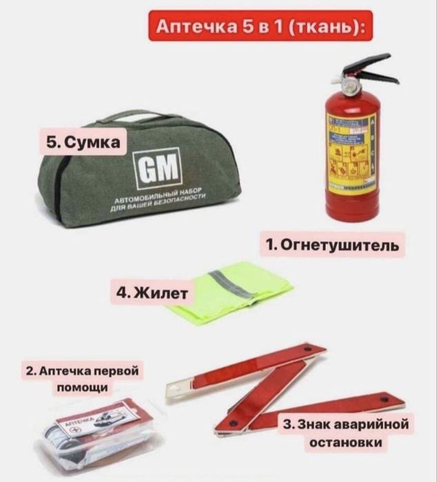 Аптечка, Автомобильный набор