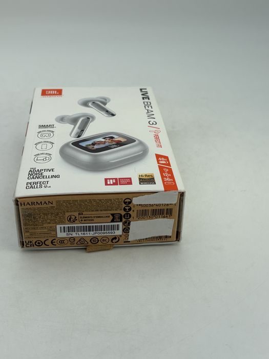 Jbl live beam 3, silver, sigilate, transport inclus