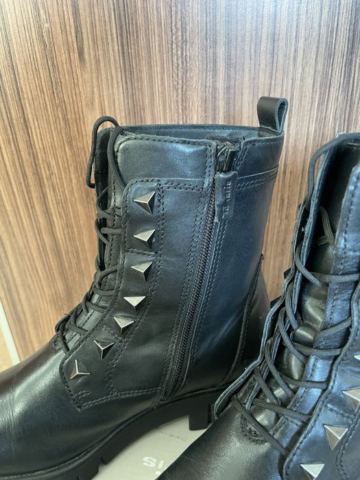 Дамски зимни боти от естествена кожа Tamaris Тамарис