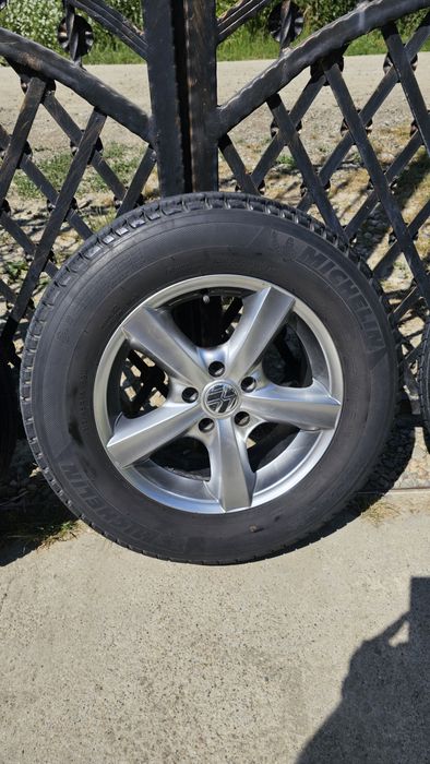 Jante 5x112 cu anvelope Michelin 215/65 R16 M+S – VAG (Audi, VW, Skoda