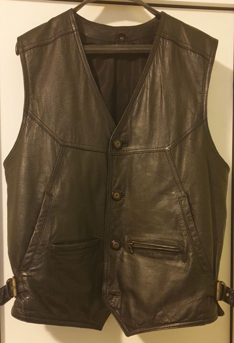 Кожен елек от естествена кожа