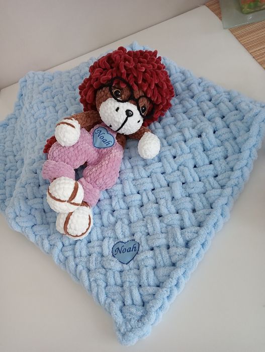 Jucărie copii/amigurumi /leu croșetat