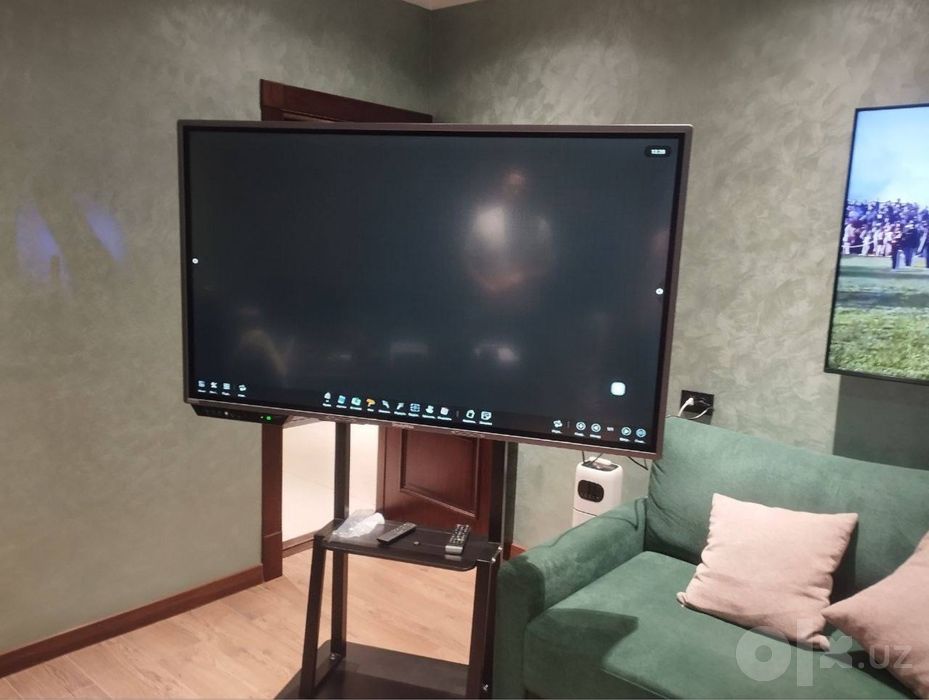 Доска Интерактивная сенсорный панель 65–110”дюм 4K Доставка бесплатно