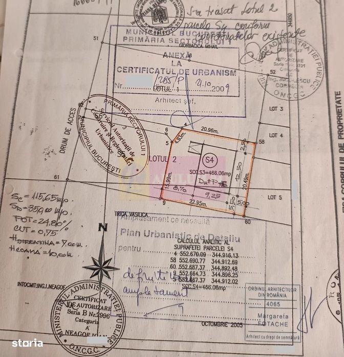 Vanzare teren in zona Sisesi constructie casa