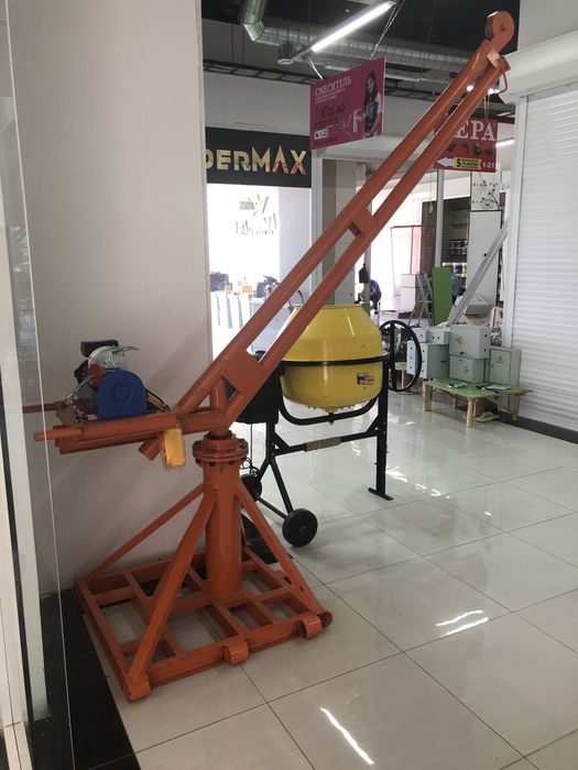 Мини кран  1,5тон с лебедкой