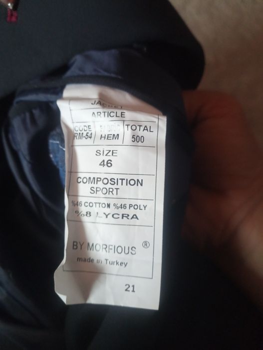 Sacou elegant pentru bărbați Lucra mărimea  46