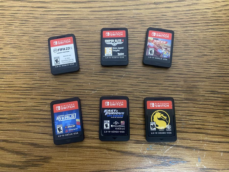 картриджи Nintendo switch