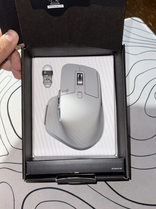 Мышка Logitech mx master 3s белый цвет