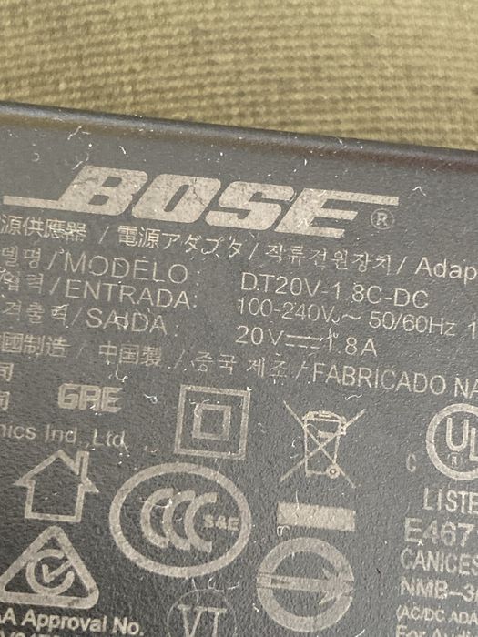Adaptor Bose DT20v . Transformator Bose . Incarcator bose