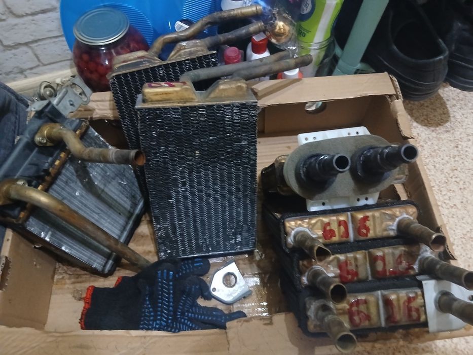 Радиаторы печек медные