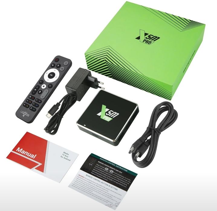 Android smart TV box ugoos X5M PRO