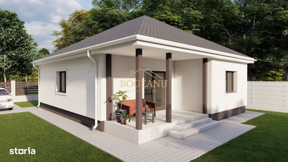 BG124-Teren cu Aut.Constr Proiect Casa parter 614 mp