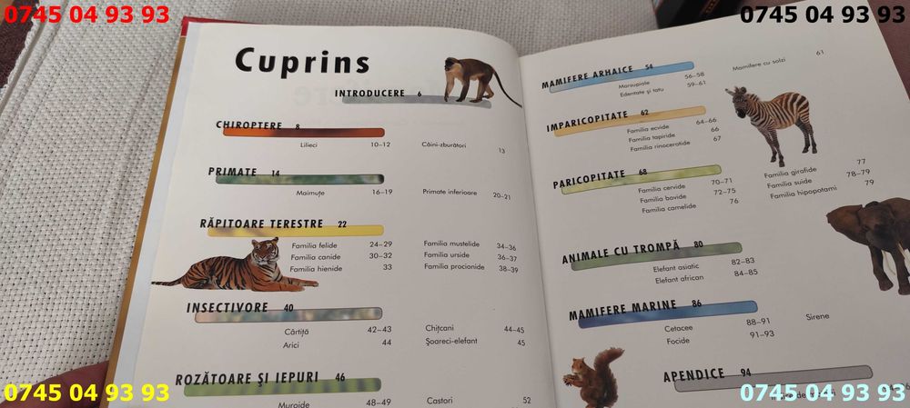 carte carti aventura cunoasterii mamifere cartonata