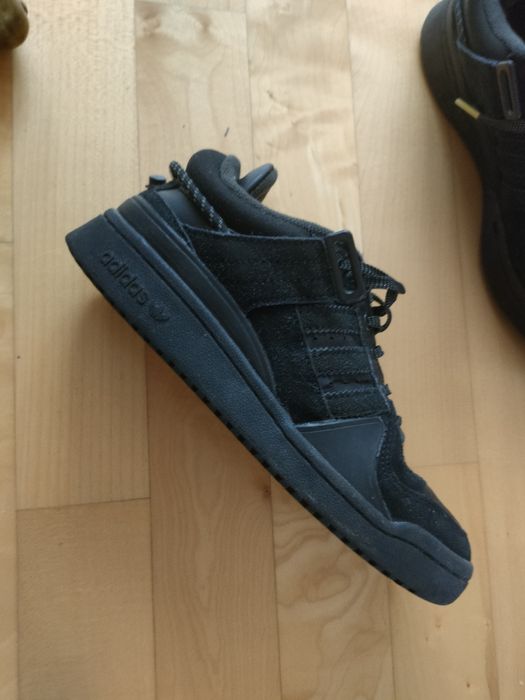 Adidas Forum Buckle Low x Bad Bunny Triple Black GW0266 mărime 38 / 6.5US /