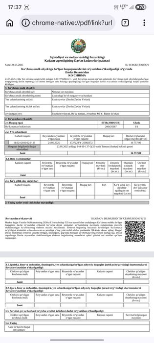 1.7 gektar YER Sotiladi Chorva,Ombor,Zavod,Sex