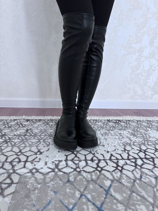 Сапоги длинные бу