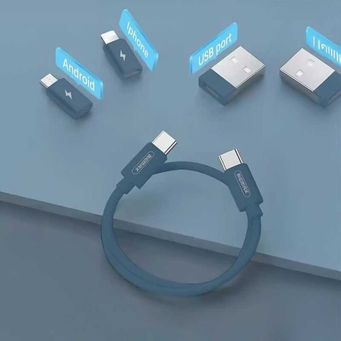 Комплект кабели за зареждане на устройства, в удобна кутия, 5 в 1