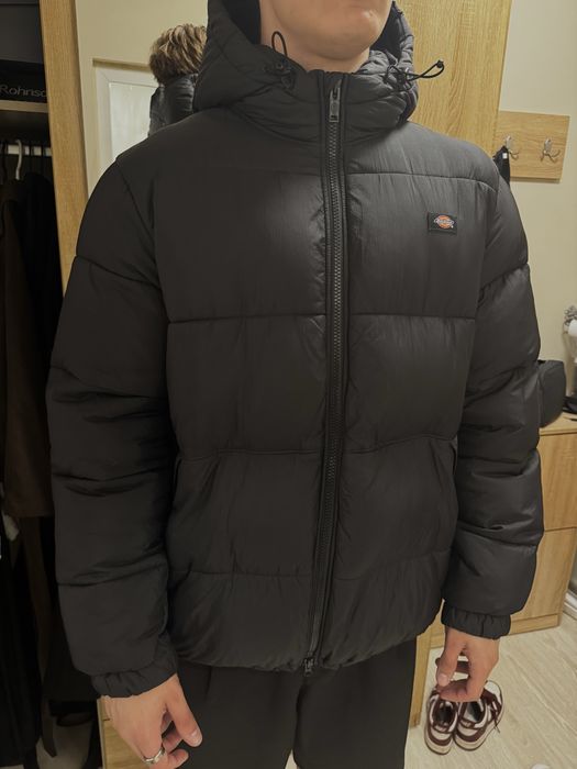 Зимно яке Dickies черен regular fit