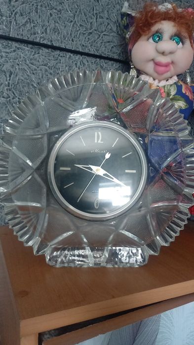 Часы хрусталь производство СССР