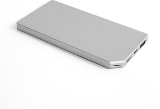 Алуминиев powerbank Allocacoc, 5000 mAh