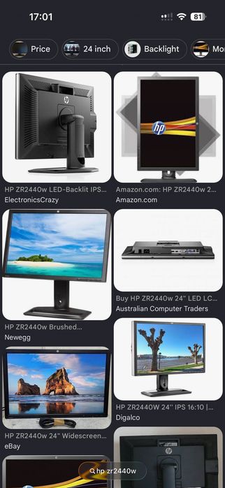 Монитор HP ZR2440w