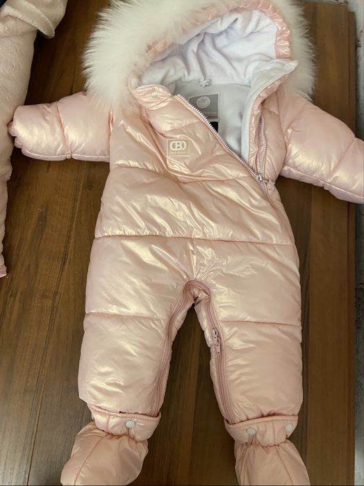 Зимний конверт комбинезон 2в1 , 74 см